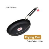 LAZYWINDOW Black Iron No Coating Cookware Sets ( Set of 3 )