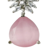 gilher - Light Pink Danglers Earrings ( Pack of 1 ) - Light Pink