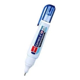 Correction Pen, White, 10ml pack of 5