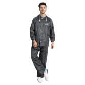 Zacharias Grey Rain Suit - 2XL