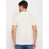 UBX Cotton Regular Fit Solid Half Sleeves Mens Polo T Shirt - Off-White ( Pack of 1 ) - None