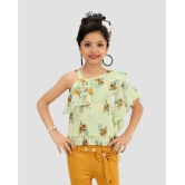 Arshia Fashions - Yellow Polyester Girls Top With Capris ( Pack of 1 ) - None