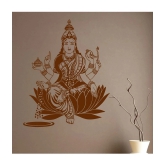 Decor Villa Maa Laxmi Ji PVC Wall Stickers