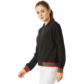 Miss Chase Cotton Black Bomber Jackets - XL