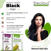 Elecious Naturals Indigo and Henna powder (200 grams each)