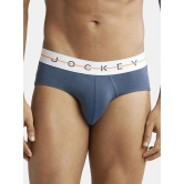 Jockey NY15 Men Cotton Elastane Solid Brief - Mid Night Navy - None