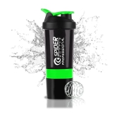 Plastic Green 500 mL Shaker ( Pack of 1 ) - Green