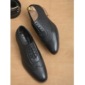 Sir Corbett - Black Mens Brogue Formal Shoes - None