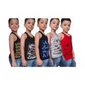 HAP Multicolored Printed Vest for Boys and Girls / pack of 5 /Innerwear Casual Wear - None