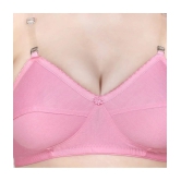 TCG - Pink Cotton Blend Non Padded Womens Push Up Bra ( Pack of 2 ) - None