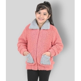 Naughty Ninos Girls Pink Front Zippered Sherpa Jacket - None