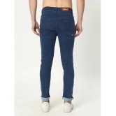 AngelFab Skinny Fit Cuffed Hem Mens Jeans - Blue ( Pack of 1 ) - None