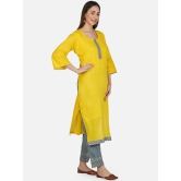 Gotta Patti Pure Cotton Kurta with Trousers & Dupatta