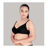 haya fashion Black Cotton Non Padded Womens Push Up Bra ( Pack of 1 ) - None