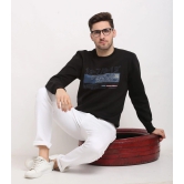 Rodamo  Men Black Printed Sweatshirt