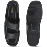 Liberty Black Mens Leather Slipper - None