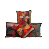 Tisser Patchwork cushion cover  (set of 4)Size-16x16