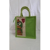 Sonchiraiya Green Lunch Jute Bag