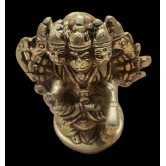 VRINDA METAL ART Brass Punchmukhi Hanuman Idol Idol