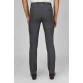 Grey Lycra Formal Men Trousers-34