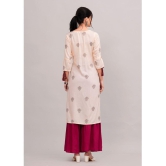 MAUKA Rayon Embroidered Kurti With Sharara And Gharara Womens Stitched Salwar Suit - Cream ( Pack of 1 ) - None