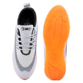 BXXY Men's 3 Inch Hidden Height Increasing Casual Sports Lace-Up Shoes with Airmix Sole. Grey 10