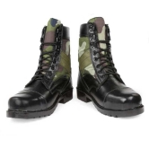 BHADAURIA TRADERS Genuine Leather DMS Army Commando Police Boots For Men  (Black)