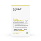 Origins Nutra Evening Primrose Oil | Supports Hormonal Balance, Lowers PMS Symptoms, Improves Skin Health| Evening Primrose Oil | GMP Certified | For Men & Women | 28 Veg Soft Gels