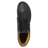 Commander Black Ankle Length Chukka Boots - None