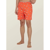 XYXX - Orange Cotton Blend Mens Boxer- ( Pack of 1 ) - None