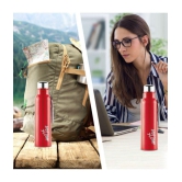 Milton Steel Fit 900 Insulated Inner Stainless Steel Water Bottle, 1 Piece, 630 ml, Red | Easy Grip | Leak Proof | Hot or Cold | School | Office | Gym | Hiking | Treking | Travel Bottle - Re