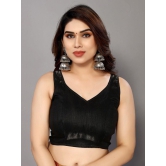 Rangita Women Embossed Printed Chiffon Saree With Blouse Piece - Black - Black