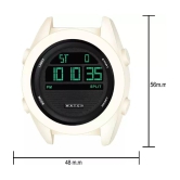 Hala - White Silicon Digital Men's Watch