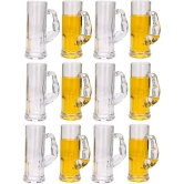 Somil - Transparent Glasses Glass Beer Glasses & Mug 550 ml ( Pack of 12 )