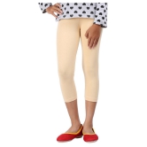 YELLOW,PURPLE AND WHITE COLOURS CAPRI LEGGINGS FOR GIRLS - 13-14 Years