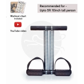 6 in 1 Home Gym Tummy Trimmer Fitness Equipment (Double Spring) - ONESIZE