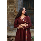 Adya Brown Rebari Khadi Kurti - m