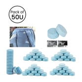 HOMETALES- Car Accessories in 50PCS/1 Set Car Wiper Detergent Effervescent Washer Windshield Glass Cleaning Tablets car accessories