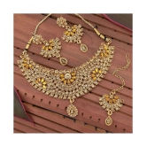 Sukkhi Alloy Yellow Traditional Necklaces Set Choker - Yellow