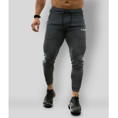 Fuaark - Dark Grey Polyester Mens Sports Joggers ( Pack of 1 ) - M