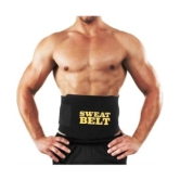 VD Traders Black Non Leather Gym Belt - One Size