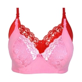 Kiran Enterprises Cotton Minimizer Bra - Pink - None