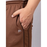 YHA Brown Fleece Mens Trackpants ( Pack of 1 ) - None