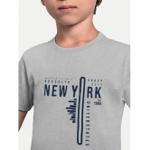 Radprix Grey Cotton Blend Boys T-Shirt ( Pack of 1 ) - None