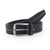 Zacharias Boys Synthetic Leather Belt for kids (Pack of 1) (kb-20_Black) (6-10 Years) - None