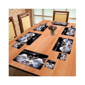 Revexo Set of 6 PVC Table Mats & Coasters - Multi