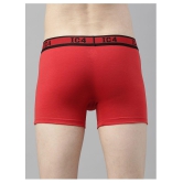 IC4 -  Black Cotton Blend Men's Trunks ( Pack of 2 ) - L