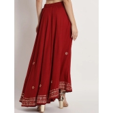 Embellished Flared Maxi Skirt