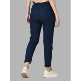 DKGF Fashion - Navy Blue Denim Slim Fit Womens Jeans ( Pack of 1 ) - None