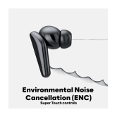 VEhop G007 Bluetooth True Wireless (TWS) In Ear 20 Hours Playback Low Latency IPX4(Splash & Sweat Proof) Black